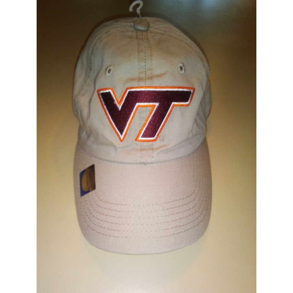 Khaki Virginia Tech VT Hokies Baseball Cap
